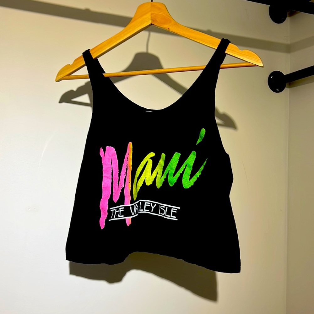 3/$25 offer - Vintage Maui Cropped Tank